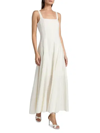 NICHOLAS Women's Athena Linen-Blend Paneled Maxi Dress - | Thumbnail 2 NICHOLAS Women's Athena Linen-Blend Paneled Maxi Dress - | Thumbnail 2