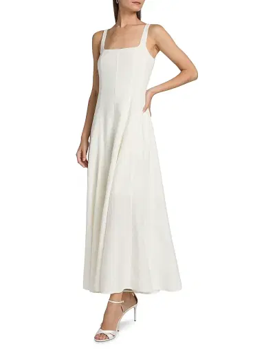 NICHOLAS Women's Athena Linen-Blend Paneled Maxi Dress - | Thumbnail 4 NICHOLAS Women's Athena Linen-Blend Paneled Maxi Dress - | Thumbnail 4