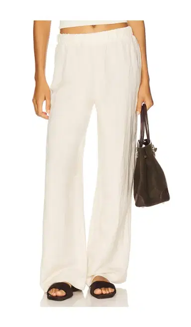 perfectwhitetee Woven Linen Pant | Thumbnail 1 perfectwhitetee Woven Linen Pant | Thumbnail 1