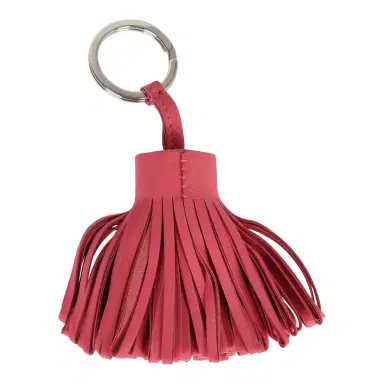 HERMÈS Hermes Carmen Keychain Rose Lipstick Milo Lambskin Palladium Hardware | Thumbnail 2 HERMÈS Hermes Carmen Keychain Rose Lipstick Milo Lambskin Palladium Hardware | Thumbnail 2