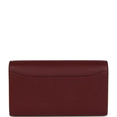 HERMÈS Hermes Constance Wallet To Go Rouge H Epsom Palladium Hardware | Thumbnail 4 HERMÈS Hermes Constance Wallet To Go Rouge H Epsom Palladium Hardware | Thumbnail 4