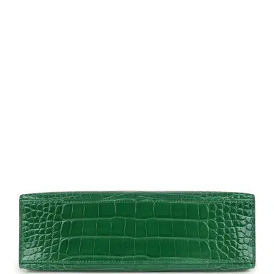 HERMÈS Hermes Kelly Pochette Cactus Shiny Alligator Gold Hardware | Thumbnail 6 HERMÈS Hermes Kelly Pochette Cactus Shiny Alligator Gold Hardware | Thumbnail 6