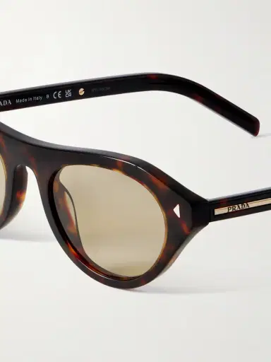 PRADA EYEWEAR D-frame Tortoiseshell Acetate Sunglasses | Thumbnail 4 PRADA EYEWEAR D-frame Tortoiseshell Acetate Sunglasses | Thumbnail 4
