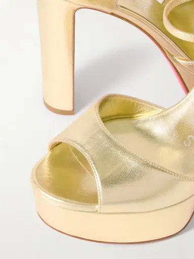 Christian Louboutin Sandaloo 130 Mirrored-leather Platform Sandals | Thumbnail 4 Christian Louboutin Sandaloo 130 Mirrored-leather Platform Sandals | Thumbnail 4