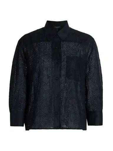 rag & bone Women's Lucia Embroidered Shirt | Thumbnail 1 rag & bone Women's Lucia Embroidered Shirt | Thumbnail 1
