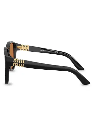Miu Miu Women's 61MM Oversized Sunglasses - Black Brown | Thumbnail 3 Miu Miu Women's 61MM Oversized Sunglasses - Black Brown | Thumbnail 3