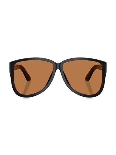 Miu Miu Women's 61MM Oversized Sunglasses - Black Brown | Thumbnail 1 Miu Miu Women's 61MM Oversized Sunglasses - Black Brown | Thumbnail 1