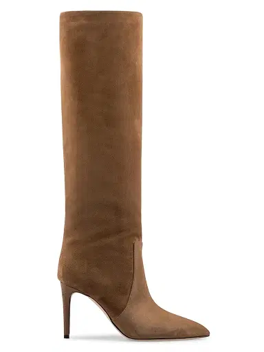 Paris Texas Women's 85MM Suede Knee-High Stiletto Boots - Sigaro | Thumbnail 1 Paris Texas Women's 85MM Suede Knee-High Stiletto Boots - Sigaro | Thumbnail 1