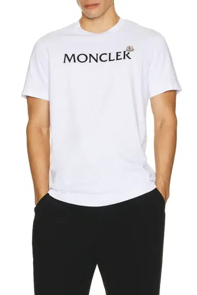 Moncler Short Sleeve T-Shirt | Thumbnail 4 Moncler Short Sleeve T-Shirt | Thumbnail 4