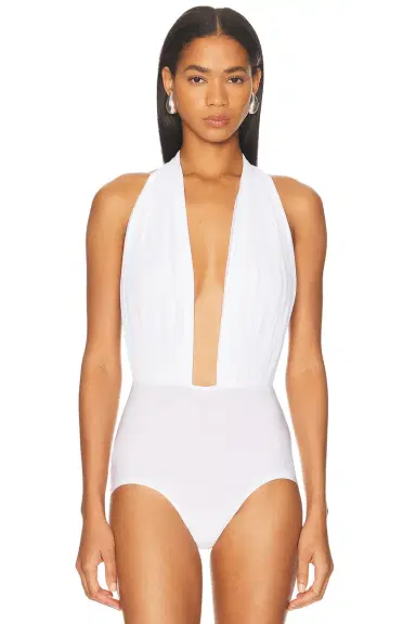 Norma Kamali Halter Bodysuit | Thumbnail 2 Norma Kamali Halter Bodysuit | Thumbnail 2