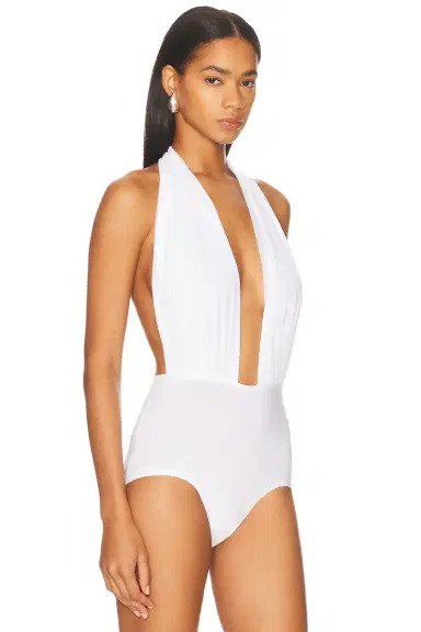 Norma Kamali Halter Bodysuit | Thumbnail 3 Norma Kamali Halter Bodysuit | Thumbnail 3