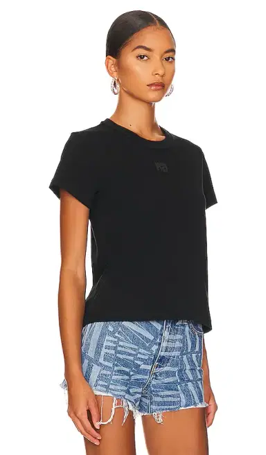 Alexander Wang Shrunken Tee | Thumbnail 2 Alexander Wang Shrunken Tee | Thumbnail 2