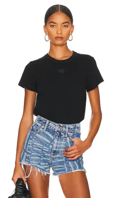 Alexander Wang Shrunken Tee | Thumbnail 1 Alexander Wang Shrunken Tee | Thumbnail 1