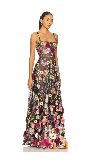 Bronx and Banco Jasmine Floral Maxi Dress | Thumbnail 2 Bronx and Banco Jasmine Floral Maxi Dress | Thumbnail 2