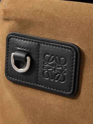 Loewe Flex Logo-Embossed Suede and Canvas Backpack - Men | Thumbnail 4 Loewe Flex Logo-Embossed Suede and Canvas Backpack - Men | Thumbnail 4