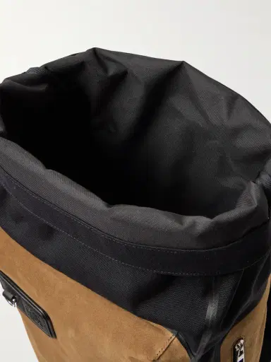 Loewe Flex Logo-Embossed Suede and Canvas Backpack - Men | Thumbnail 5 Loewe Flex Logo-Embossed Suede and Canvas Backpack - Men | Thumbnail 5