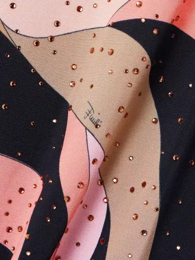 PUCCI Marmo Crystal-embellished Printed Satin-jersey Halterneck Maxi Dress | Thumbnail 4 PUCCI Marmo Crystal-embellished Printed Satin-jersey Halterneck Maxi Dress | Thumbnail 4