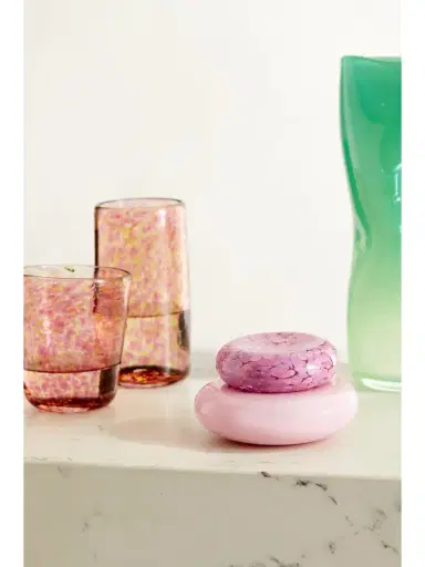 VANDEROHE CURIO + Net Sustain Pebble Stack Set Of Two Glass Dishes | Thumbnail 2 VANDEROHE CURIO + Net Sustain Pebble Stack Set Of Two Glass Dishes | Thumbnail 2