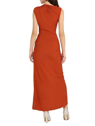 Bottega Veneta Women's Hardware-Accented Crepe Jersey Maxi Dress | Thumbnail 5 Bottega Veneta Women's Hardware-Accented Crepe Jersey Maxi Dress | Thumbnail 5