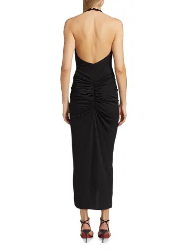 Et Ochs Women's Kai Tie-Waist Ruched Maxi Dress | Thumbnail 5 Et Ochs Women's Kai Tie-Waist Ruched Maxi Dress | Thumbnail 5