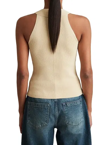 Reiss Women's Lacey High-Neck Top - | Thumbnail 4 Reiss Women's Lacey High-Neck Top - | Thumbnail 4