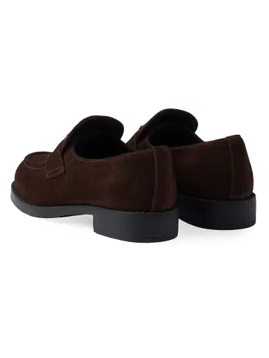 Prada Women's Suede Loafers | Thumbnail 3 Prada Women's Suede Loafers | Thumbnail 3