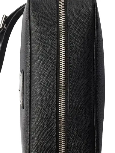 Prada Men's Saffiano Pouch - Black | Thumbnail 5 Prada Men's Saffiano Pouch - Black | Thumbnail 5