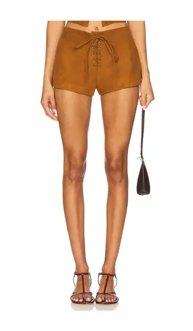 Lovers and Friends Noella Faux Suede Short | Thumbnail 1 Lovers and Friends Noella Faux Suede Short | Thumbnail 1