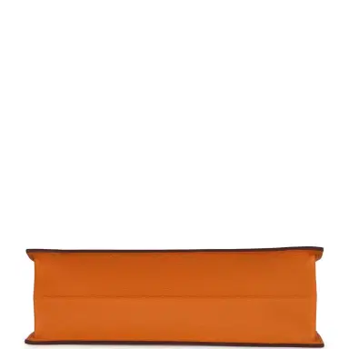 HERMÈS Hermes Kelly Danse Abricot Verso Evercolor Palladium Hardware | Thumbnail 6 HERMÈS Hermes Kelly Danse Abricot Verso Evercolor Palladium Hardware | Thumbnail 6