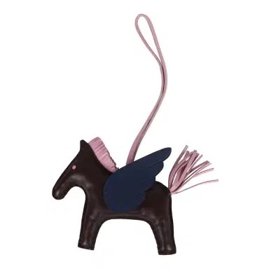 HERMÈS Hermes Pegase Rodeo Bag Charm MM Rouge Sellier, Mauve Sylvestre and Bleu Saphir Milo Lambskin | Thumbnail 1 HERMÈS Hermes Pegase Rodeo Bag Charm MM Rouge Sellier, Mauve Sylvestre and Bleu Saphir Milo Lambskin | Thumbnail 1