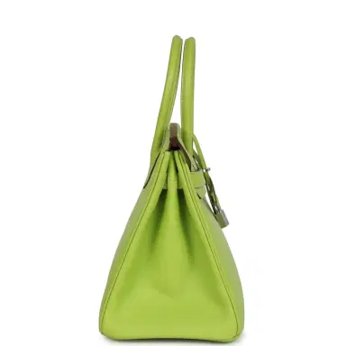 HERMÈS Pre-owned Hermes Birkin 30 Kiwi Candy Epsom Palladium Hardware | Thumbnail 3 HERMÈS Pre-owned Hermes Birkin 30 Kiwi Candy Epsom Palladium Hardware | Thumbnail 3