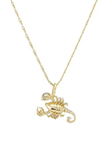 Brent Neale Small Scorpio Zodiac Necklace | Thumbnail 1 Brent Neale Small Scorpio Zodiac Necklace | Thumbnail 1