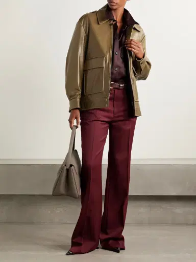 Nour Hammour Drey Textured-leather Jacket | Thumbnail 2 Nour Hammour Drey Textured-leather Jacket | Thumbnail 2