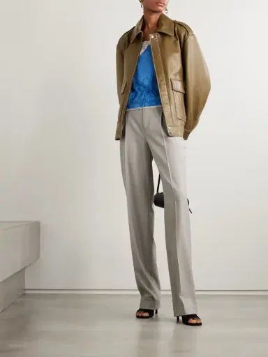 Nour Hammour Drey Textured-leather Jacket | Thumbnail 5 Nour Hammour Drey Textured-leather Jacket | Thumbnail 5