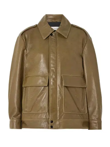 Nour Hammour Drey Textured-leather Jacket | Thumbnail 1 Nour Hammour Drey Textured-leather Jacket | Thumbnail 1