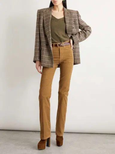 Saint Laurent Clyde Cotton-corduroy Slim-leg Pants | Thumbnail 2 Saint Laurent Clyde Cotton-corduroy Slim-leg Pants | Thumbnail 2