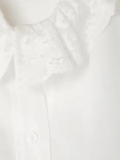 Saint Laurent Lace-trimmed Cotton-poplin Shirt | Thumbnail 5 Saint Laurent Lace-trimmed Cotton-poplin Shirt | Thumbnail 5