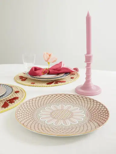La DoubleJ Napoli Gold-plated Porcelain Serving Platter | Thumbnail 2 La DoubleJ Napoli Gold-plated Porcelain Serving Platter | Thumbnail 2