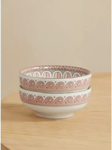 La DoubleJ Set Of Two Gold-plated Porcelain Snack Bowls | Thumbnail 1 La DoubleJ Set Of Two Gold-plated Porcelain Snack Bowls | Thumbnail 1