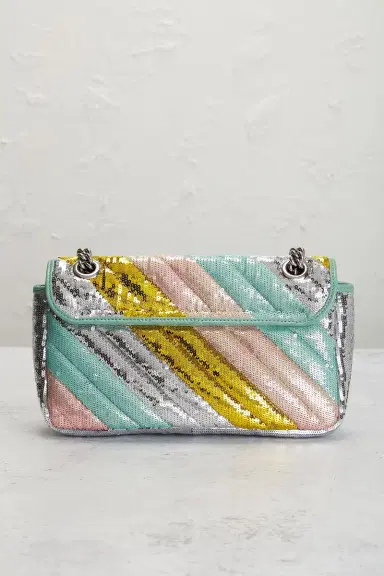 Gucci Sequin GG Marmont Shoulder Bag | Thumbnail 5 Gucci Sequin GG Marmont Shoulder Bag | Thumbnail 5