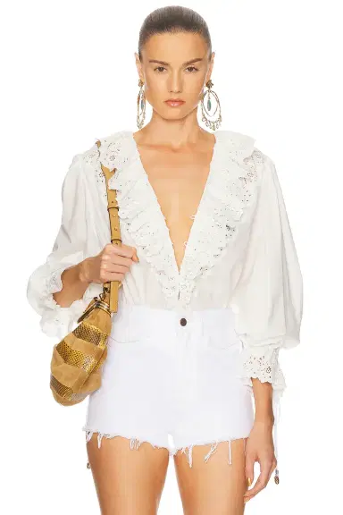 Chloé Cotton Blouse | Thumbnail 1 Chloé Cotton Blouse | Thumbnail 1