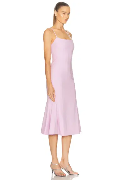 SIMKHAI Kimmy Midi Dress | Thumbnail 2 SIMKHAI Kimmy Midi Dress | Thumbnail 2