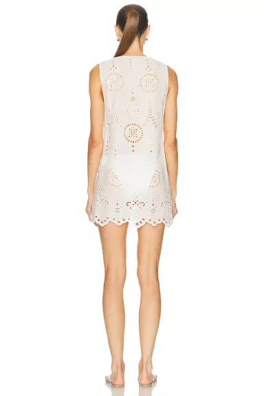Matteau Broderie Tie Mini Dress | Thumbnail 3 Matteau Broderie Tie Mini Dress | Thumbnail 3