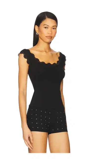 LNA Cassidy Lace Ribbed Tank | Thumbnail 2 LNA Cassidy Lace Ribbed Tank | Thumbnail 2