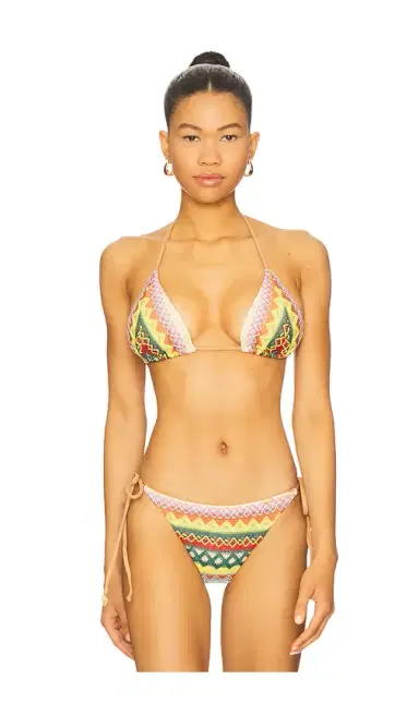 Luli Fama Triangle Bikini Top | Thumbnail 1 Luli Fama Triangle Bikini Top | Thumbnail 1