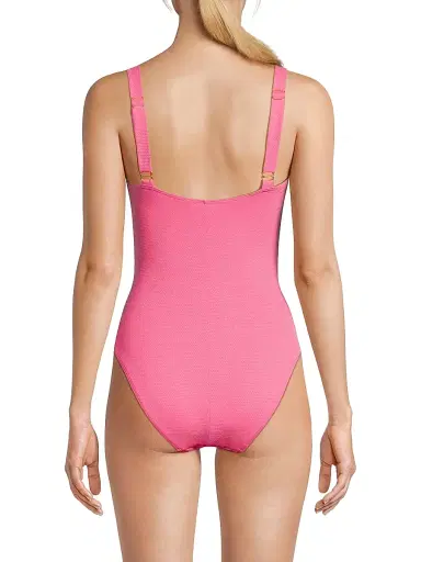 Change of Scenery Women's Jori Metallic One-Piece Swimsuit - Hibiscus Metallic - Size Large | Thumbnail 5 Change of Scenery Women's Jori Metallic One-Piece Swimsuit - Hibiscus Metallic - Size Large | Thumbnail 5