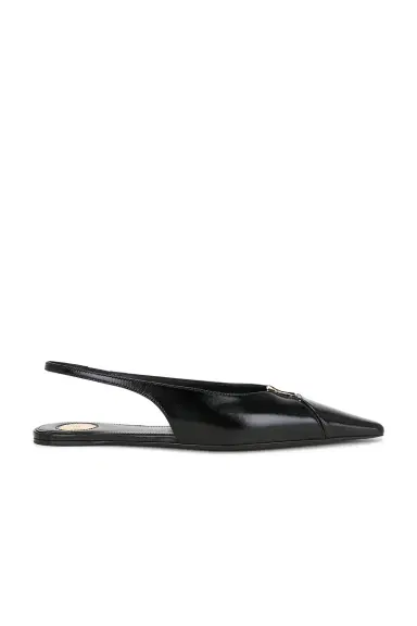 Saint Laurent Babylone Slingback Flat | Thumbnail 1 Saint Laurent Babylone Slingback Flat | Thumbnail 1