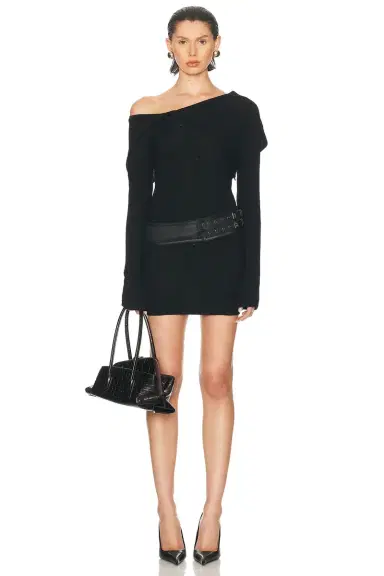 The Attico Cashmere Mini Dress | Thumbnail 6 The Attico Cashmere Mini Dress | Thumbnail 6