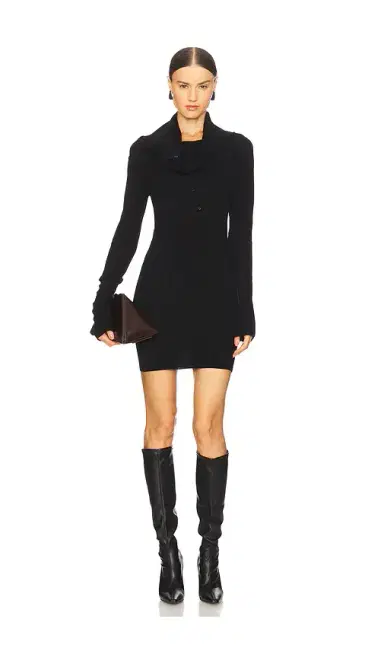 The Attico Cashmere Mini Dress | Thumbnail 1 The Attico Cashmere Mini Dress | Thumbnail 1