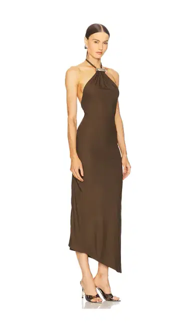 The Attico Halter Neck Gown | Thumbnail 2 The Attico Halter Neck Gown | Thumbnail 2